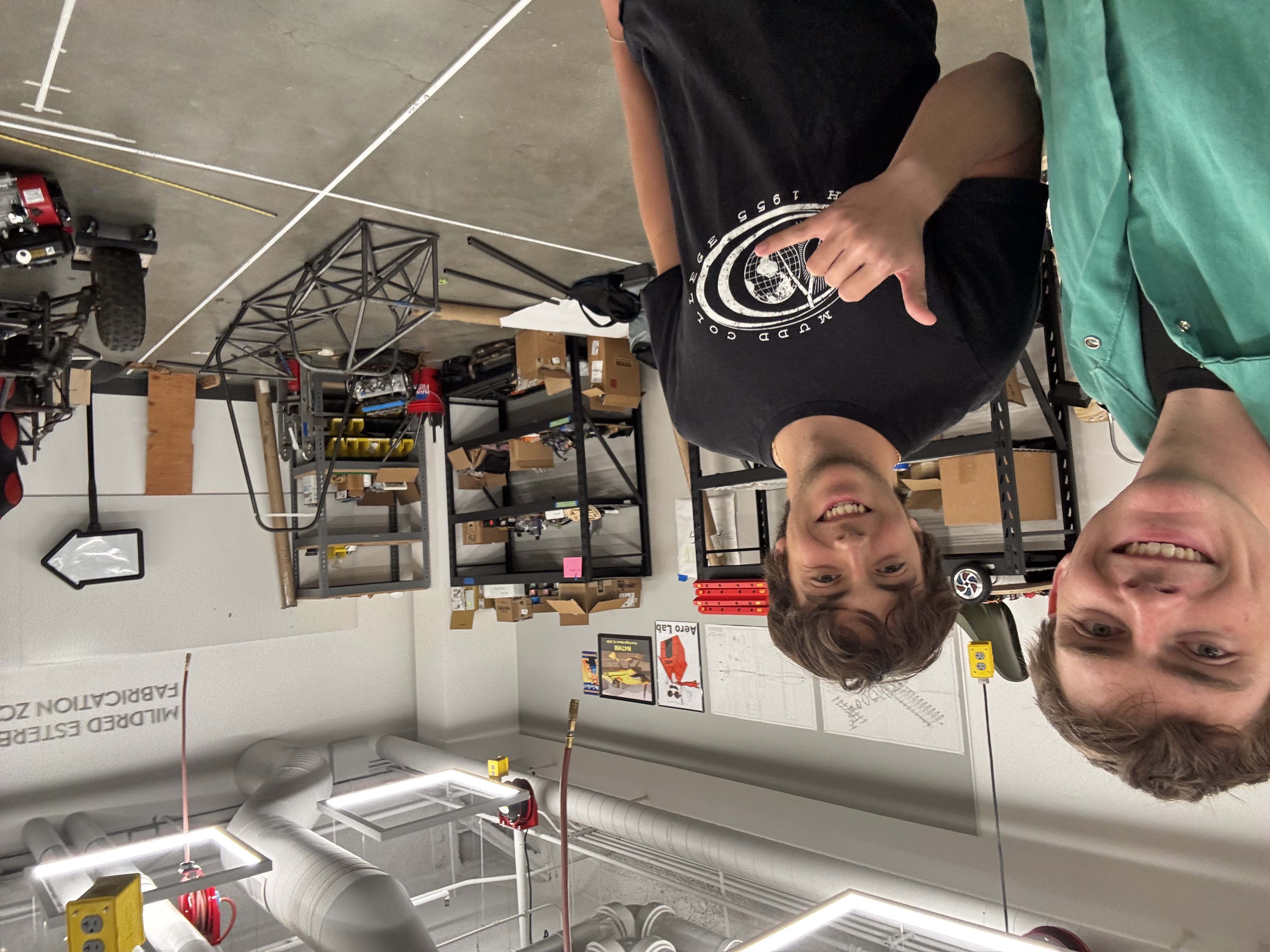 Selfie with the chassis